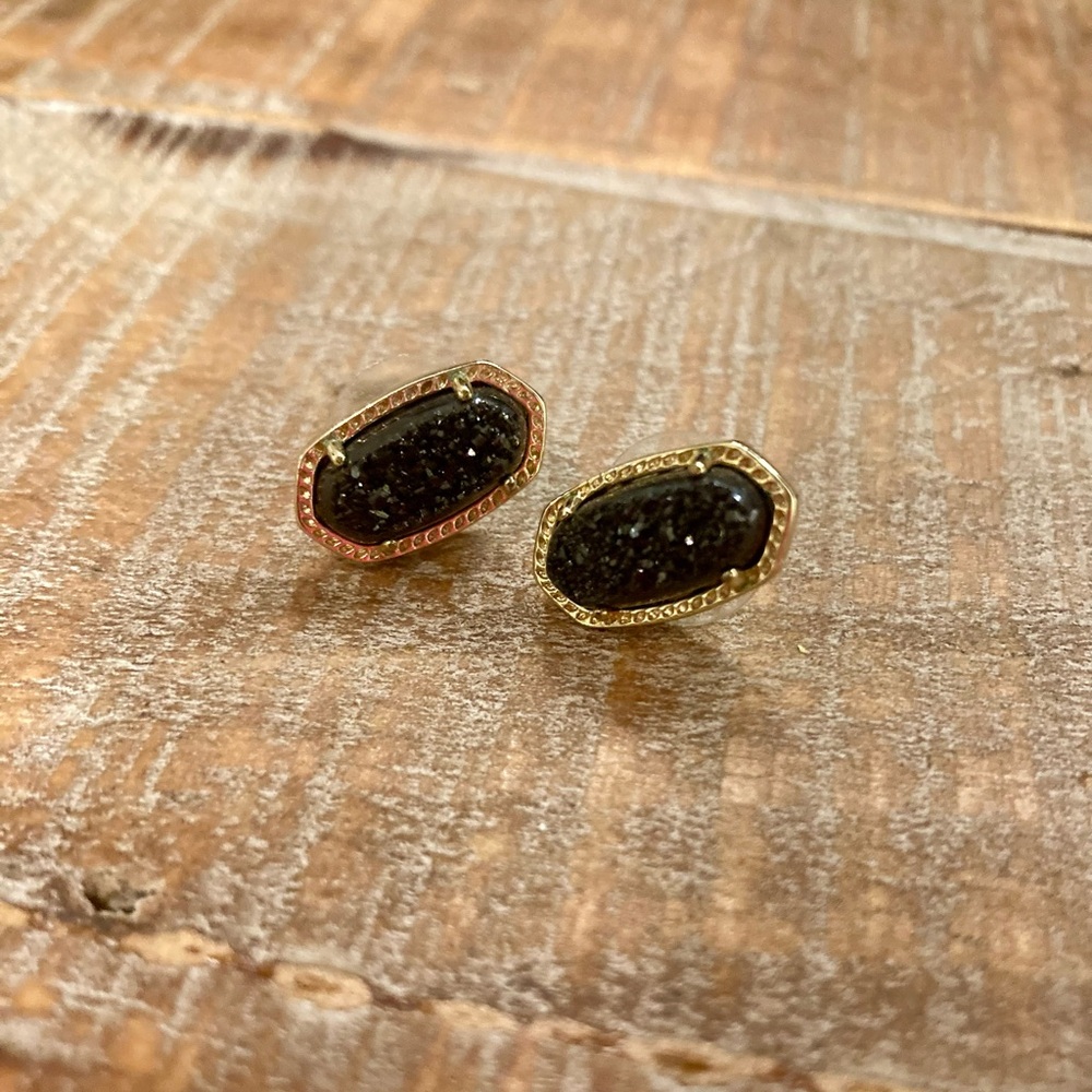 Kendra Scott | Black Drucy | Stud Earrings